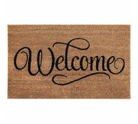 click & receive DoorMat Natural Coir Non-Slip Floor Entrance - 60cm x 90cm | Durable & Eco-Friendly Welcome Mat for Indoor/Outdoor Use