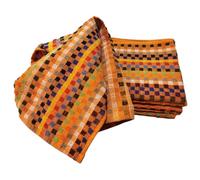 click & receive Orange Terry Tea Towels - 100% Cotton, Super Absorbent - Pack of 1 to 10 | Durable & Soft Kitchen Dish Towels for Drying, 45cm x 65cm (10)