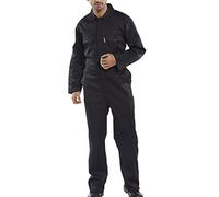 Beeswift Click Polycotton Regular Boilersuit Black 50 - RPCBSBL50
