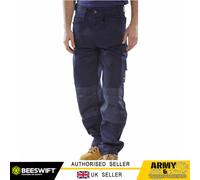 Click Rugged Heavyweight Work Trouser Tough Fabric Knee Pad & Holster Pockets