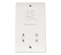 Click Scolmore Click Cma100 Mode 115/230V Dual Voltage Shaver Socket