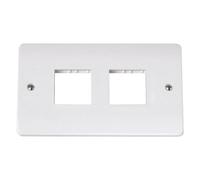 Click Scolmore Click Cma404 Mode 2 Gang 4 Module Minigrid Front Plate