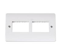 Click Scolmore Click Cma406 Mode 2 Gang 6 Module Minigrid Front Plate