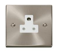 Click Scolmore Click Vpsc038Wh Deco 5A Single Round Pin Socket