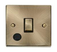 Click Scolmore Deco Ingot 20A 2 Pole Flex Outlet Switch - VPAB522BK