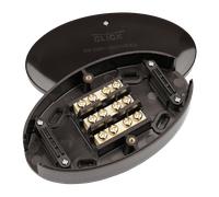 Click Scolmore Essentials 60A Junction Box 3 Term Brown - WA222