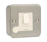 Click Scolmore Metal Clad Fused Spur Switched Connection Unit 13A - Cl051