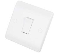 Click Scolmore Mode 10A 1 Gang Intermediate Switch White - CMA025