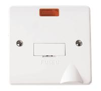 Click Scolmore Mode 13A 1 Gang Fused Spur With Neon Polar White - CMA053