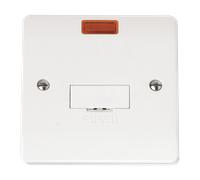 Click Scolmore Mode 13A Un-Switched Fused Spur Polar White - CMA653