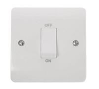 Click Scolmore Mode Cooker Rocker Switch 45A Polar White - Cma500