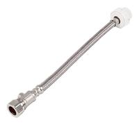 Click Seal Flexible Hose Connector 15mm x 1/2". 500mm, 1 in Pack