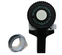 Click Small Model Label Makers, 3D Mini Label Printer, Manual DIY Lettering Machine, Plastic Embossing Typewriter with Black Tape(Black)