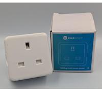 Click Smart+ 13A Smart WiFi Plug Socket Remote Control Alexa Google - CSP060