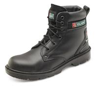 CLICK SMOOTH LEATHER 6 INCH BOOT BLACK 10