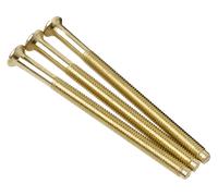 Click SP650BR Standard 3.5mm Dia 50mm Long Screws (Bag 100) - Brass
