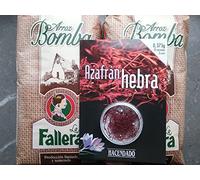 Click to open expanded view Lot of 2kg. Paella Bomba Rice La Fallera + 0,375gr Saffron threads Hacendado