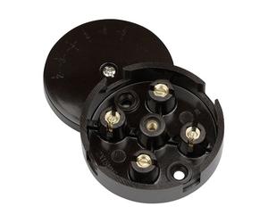 Click WA075 5A Junction Box Selective Entry 4 Terminal Brown