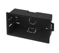 Click WA088PBK 2 Gang 35mm Dry Lining Box - Black