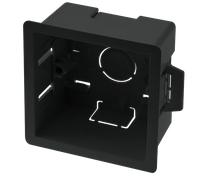 Click WA106PBK 1 Gang 47mm Dry Lining Box - Black