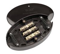 Click WA222 60A Junction Box 3 Terminal Brown