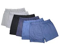 click2style 3 Pairs Men's Plus Size Poly-Cotton Jersey Fabric Boxer Shorts Soft Waistband (as8, alpha, 4x_l, plus, regular, 4XL)