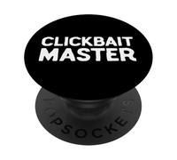 Clickbait Master Funny Content Creator Meme Video VLOG Title PopSockets Adhesive PopGrip