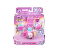 Clickeez: Deluxe Keychain - Includes 7 Clickable Keyboard Collectibles - 70 Characters To Find, Cute Themes & Rare Surprises - Girls Gifts and Collectables Ages 6 Plus