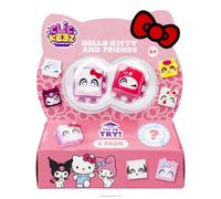 Clickeez Hello Kitty & Friends 3-Pack | Includes 3 Hello Kitty Themed Clickable Keyboard Collectibles! | 30+ Characters To Find, Cute Themes & Rare Surprises | Girls Gifts and Collect