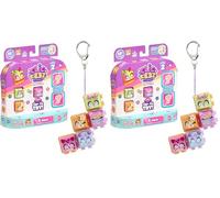Clickeez Multipack - Series 2 | Includes 5 Clickable Keyboard Collectibles! | 30+ New Characters To Find, Cute Themes & Rare Surprises | Girls Gifts and Collectables Ages 6+ (Pack of 2)