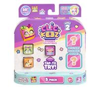 Clickeez Multipack - Series 2 | Includes 5 Clickable Keyboard Collectibles! | 30+ New Characters To Find, Cute Themes & Rare Surprises | Girls Gifts and Collectables Ages 6+