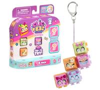 Clickeez Series 2 5-Pack | 5 Collectible Character Keyboard Keys Click and Clack | Create Your Own Keychain | Ages 6+
