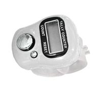 Clicker Counter, Handheld Electronic Ticker, Small Finger Clicker Ring Set, Counting Accessory Pack, Event Tracking Gadget Easy Use, Sports Score Tool for Goods Lap Workouts Crochet School