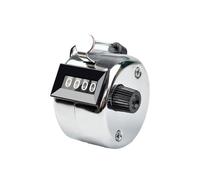 Clicker Counter,Metal Hand Tally Counter Clicker,Handheld Mechanical Counter Clicker,4 Digit Mechanical Palm Click Counter for Knitting People Lap Fishing Golf for School Event Golf Sports Office