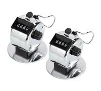 Clicker Counter Metal Handheld Counter Click Device 4 Digit Display Pitch Counter Stroke Baseball Coaching