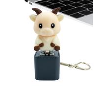 Clicker Fidget LED Fun Cute Animal Keychain with Sound