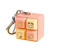 Clicker Fidget Toy - Four-Square Grid Keyboard Key Chain | Cat Button Funny Backpack Pendant, Tactile Mechanical switchs Charm For Luggage, Sensory Keychain For Wallet, Kids Gift