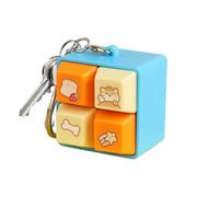 Clicker Fidget Toy, Four Square Grid Keyboard Keychain, Cat Button Funny Accessory, Stress Relief Sensory Clicker, Kids Girls Boys Backpack Luggage Wallet Desk Travel School Office Car Gift