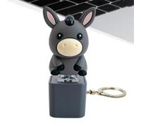 Clicker Fidget Toy LED Fun Cute Animal Keychain with Sound
