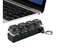 Clicker Fidget Toy,Portable Light Up Relaxation Button Toy,Fidget Keychain with Light - for Coworkers, Friends, Family, Home, School, Office, Outdoor, Travel, Camping, Picnic, Park, Beach, Car, Plane