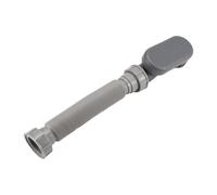 Clickinline Freestanding Bathtub Shower Drain Pipe, Low Profile 1 1/2" P Trap, Flexible Bathtub Shower Trap Pipe Flat P Trap Tub Drain for Bath Bathtub Drain