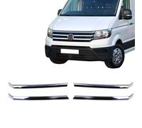clickmax 4 Piece Front Grille Moulding Trim compatible with Crafter & TGE 2017-2024, Chrome Stainless Steel