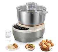 Clickovia 7L Large Capacity Dough Mixer, 200W 304 Stainless Steel Food Mixers For Baking, Dough Stand Mixer Machine With Thermostatic Fermentation(25-38℃), Dough Kneading Machine For Home Baking
