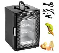 Clickovia Incubators for Hatching Eggs, 25L Portable Reptile Incubator with 5°C-60°C, 220V/60W