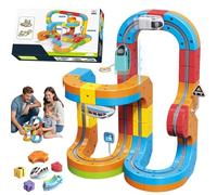 Clickrail Electric Train,Anti-Gravity Magnetic Train Set - 3D Motorized Stem Track for Kids,Klickrail Electric Train Set Toys for 3-8 Year Old Kids Birthday Party (Luxury Mode)