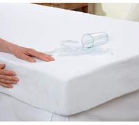 clicktostyle Waterproof Mattress Protector Terry Towel Non Noisy with Natural Cotton fibers (Double)