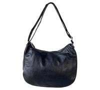 clicktostyle Women’s Dual Compartment Soft Curve Hobo Bag - Stylish Ladies Spacious Shoulder Handbag YGC-2410 (Black)