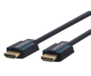 Clicktronic 40990 Ultra High Speed HDMI 2.1 Cable with Ethernet - 48 Gbps 8K/4K 120Hz HDMI PS5 with eARC, Dynamic HDR, VRR, 3D, Dolby Vision, Perfect for XBOX, HDTV, Home Cinema, Soundbar 2m