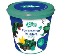 Clics Bucket Dino World Click and Play Bucket 181 Pieces
