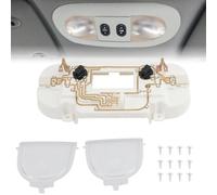 Clidr Front Overhead Console Circuit Board Assembly for 2004-2008 Ford F150/ Lincoln Mark LT, 2008-2010 F250/F350 Super Duty Cab Interior Ceiling Dome Reading Light Map Lamp Repair Kits VM2396 829182